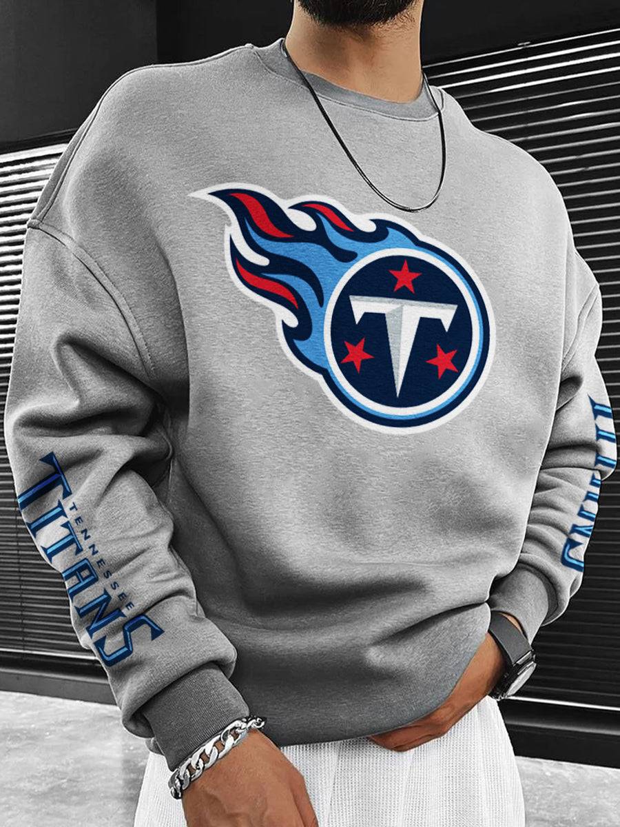 Sudadera de cuello redondo para hombre de los Tennessee Titans