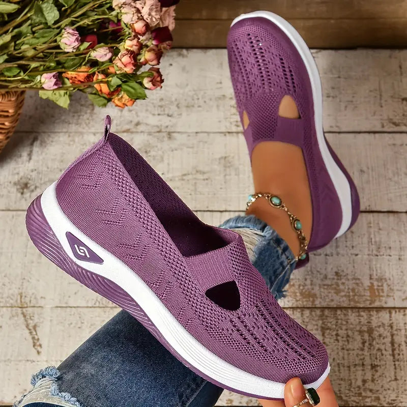 🔥Last Day Promotion 70% OFF - Women's Casual Breathable Slip On Orthopaedic Walking Sneakers