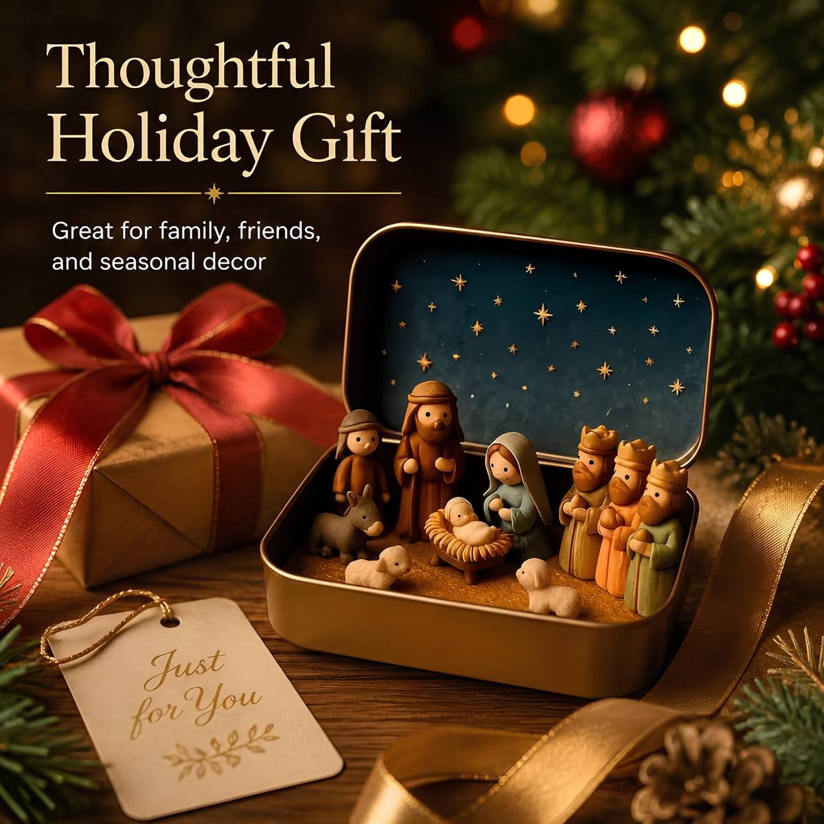 Miniature Nativity Set