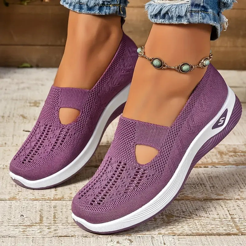 🔥Last Day Promotion 70% OFF - Women's Casual Breathable Slip On Orthopaedic Walking Sneakers