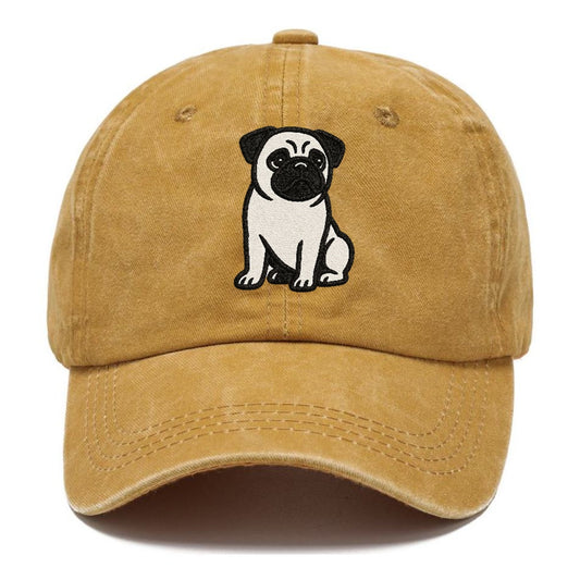 Black Pug Charming Companion Classic Cap
