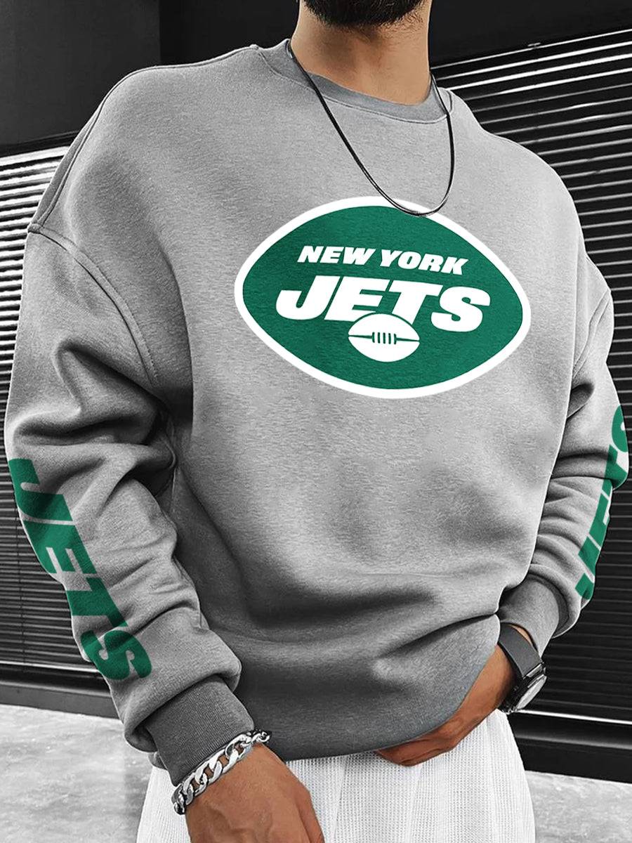 Sudadera de cuello redondo para hombre de los New York Jets