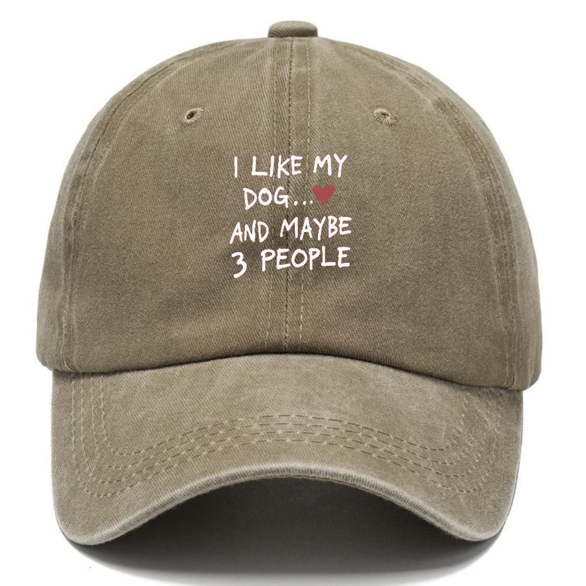 I Like My Dog And Maybe 3 People Classic Cap