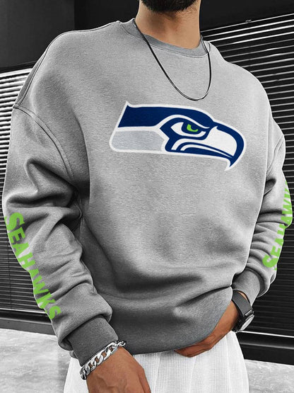 Seattle Seahawks  Men's Crewneck Sweatshirt