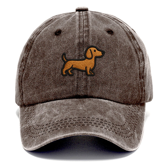 Dachshund - Modern elongated silhouette - Classic Cap