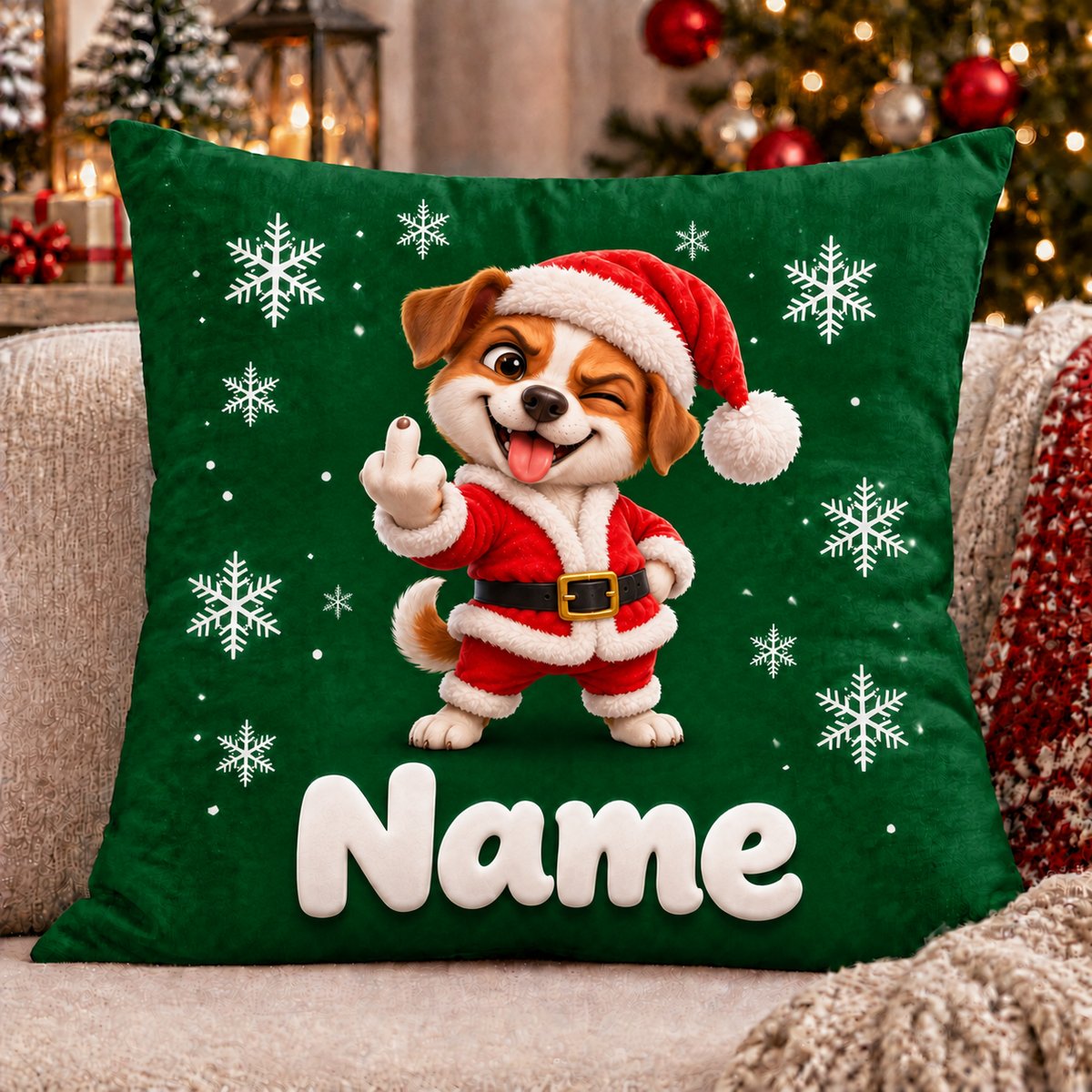 Funny Custom Christmas Character Pillow Covers