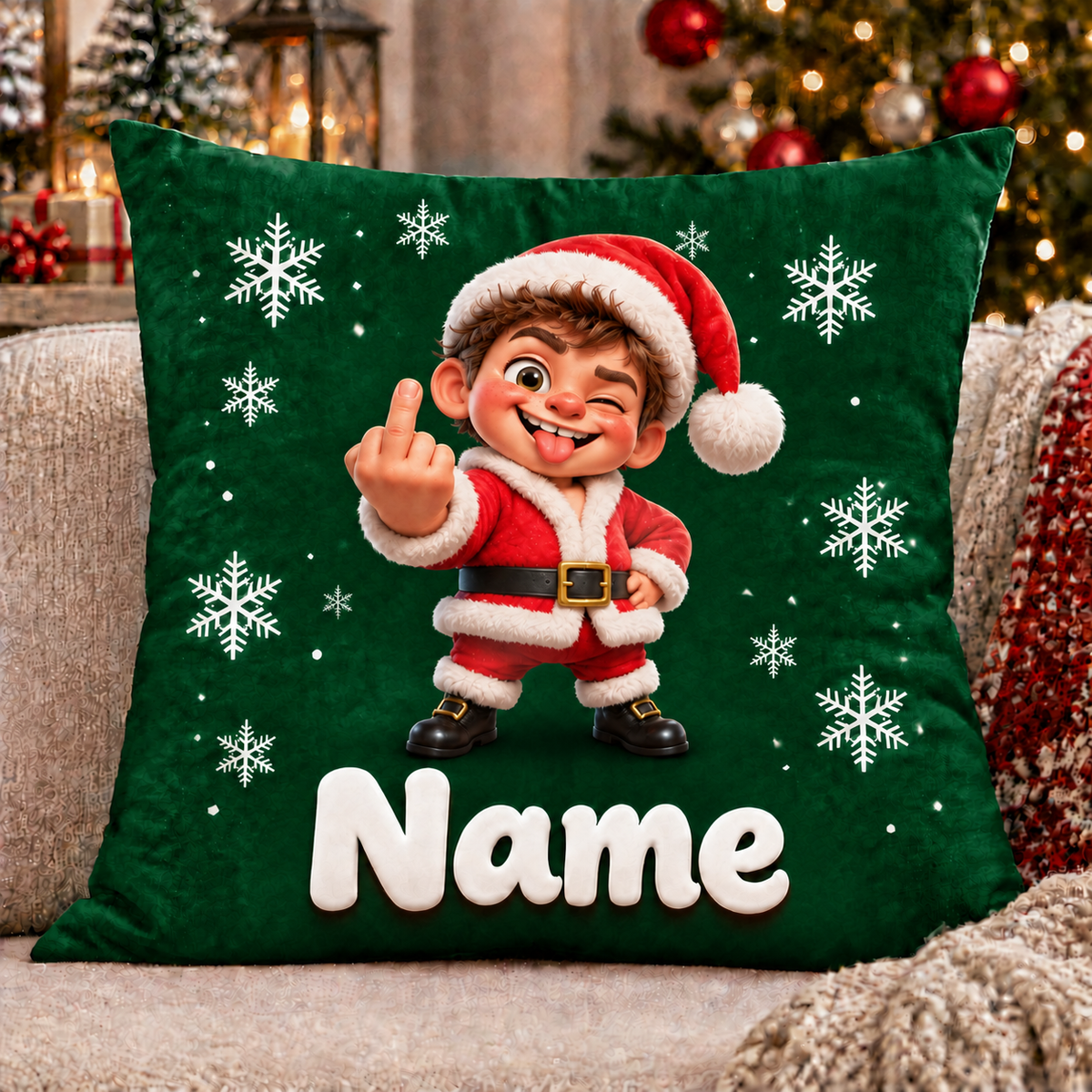 Funny Custom Christmas Character Pillow Covers