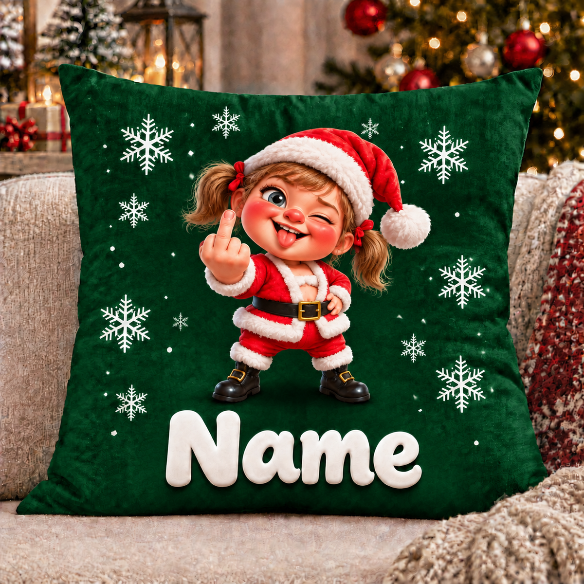 Funny Custom Christmas Character Pillow Covers