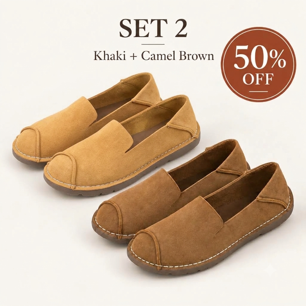 💥 Mega Sale - 50% OFF Best Sellers Today Only! 💥Women’s Wide Fit Comfort Slip-On Shoes