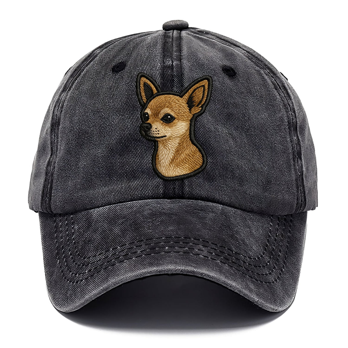 Chihuahua - Modern tiny dog logo with bo - Classic Cap