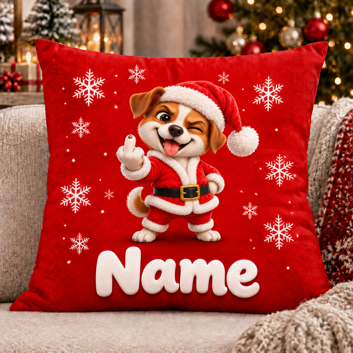 Funny Custom Christmas Character Pillow Covers