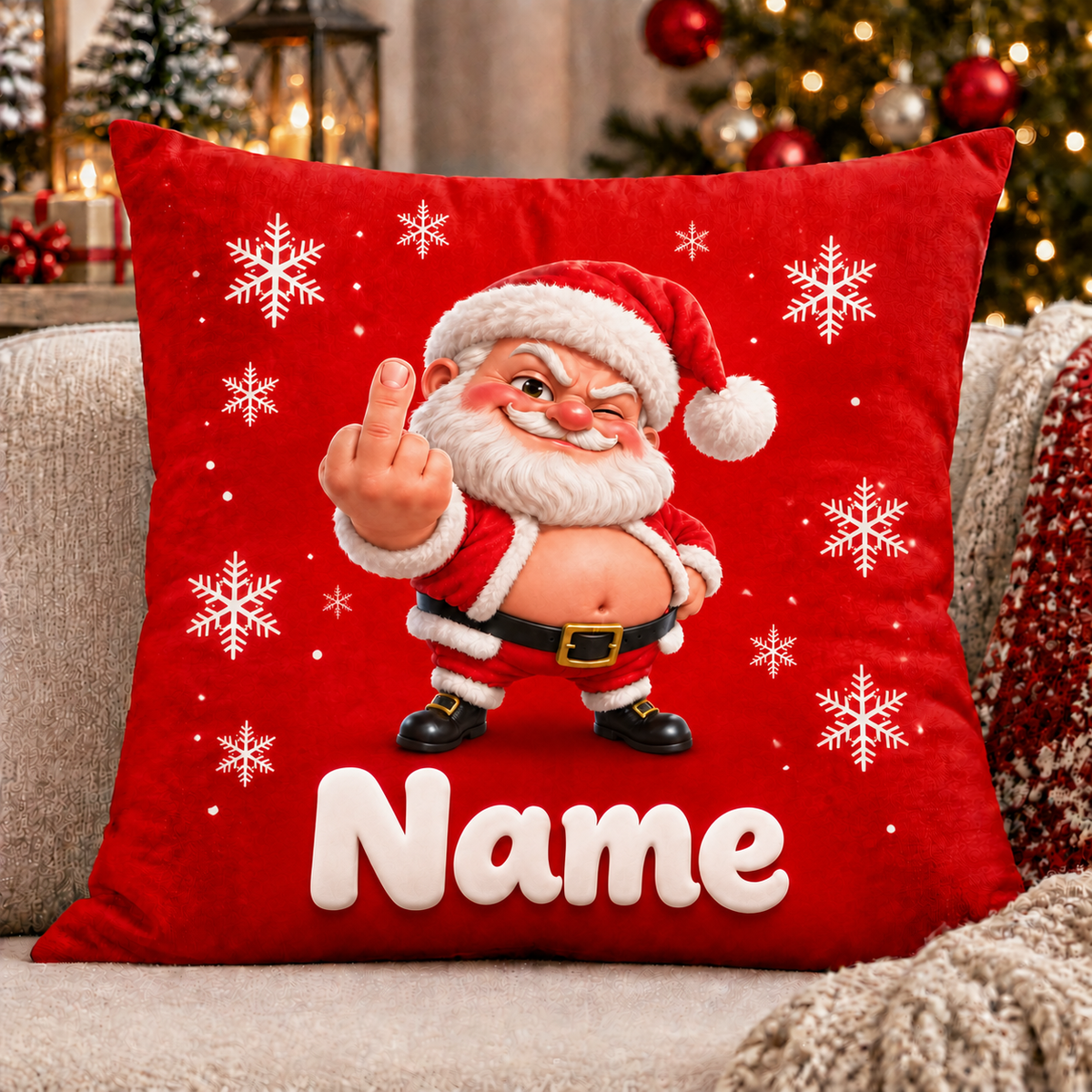 Funny Custom Christmas Character Pillow Covers