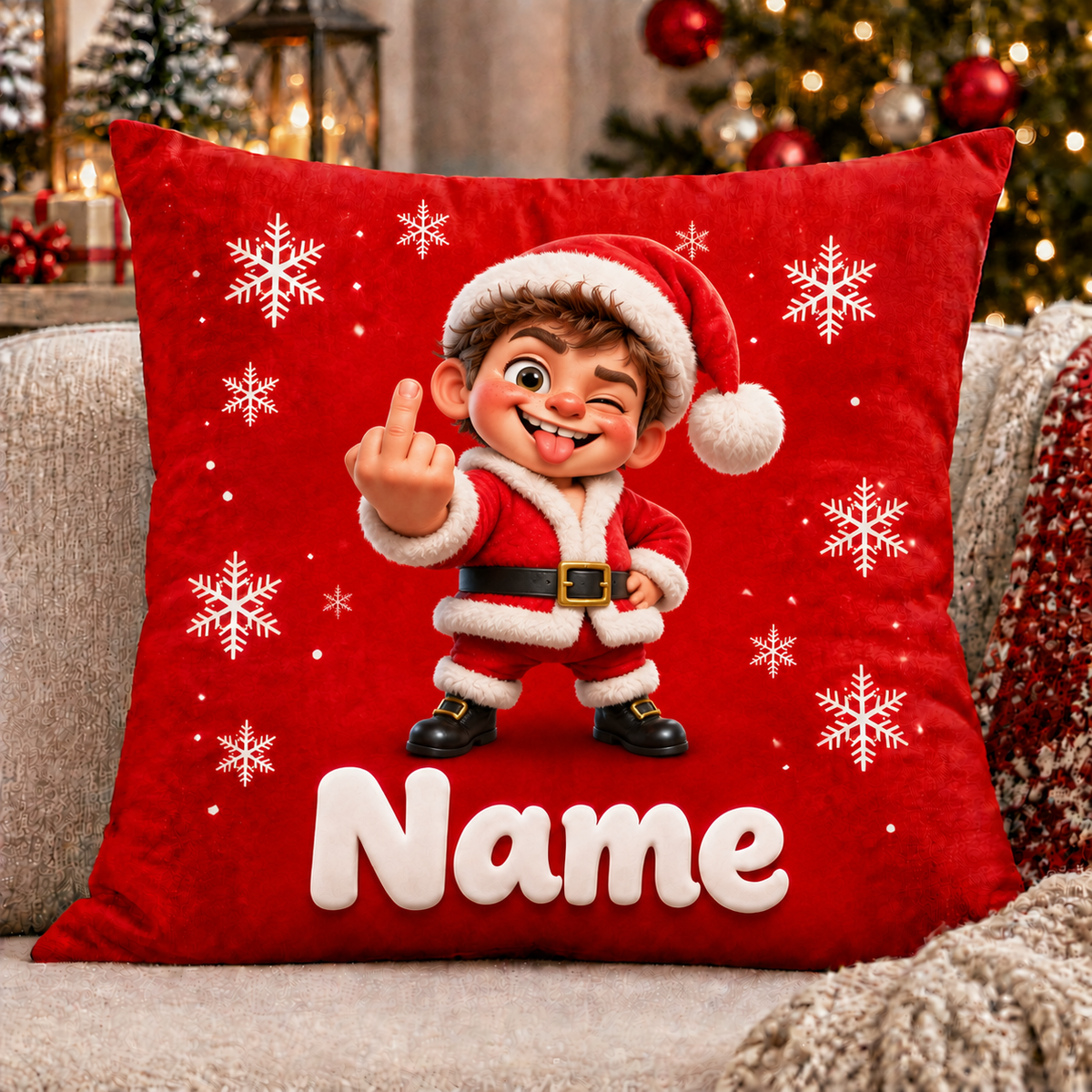 Funny Custom Christmas Character Pillow Covers