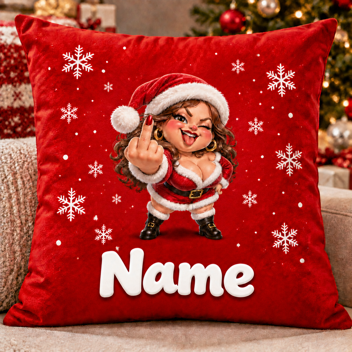 Funny Custom Christmas Character Pillow Covers