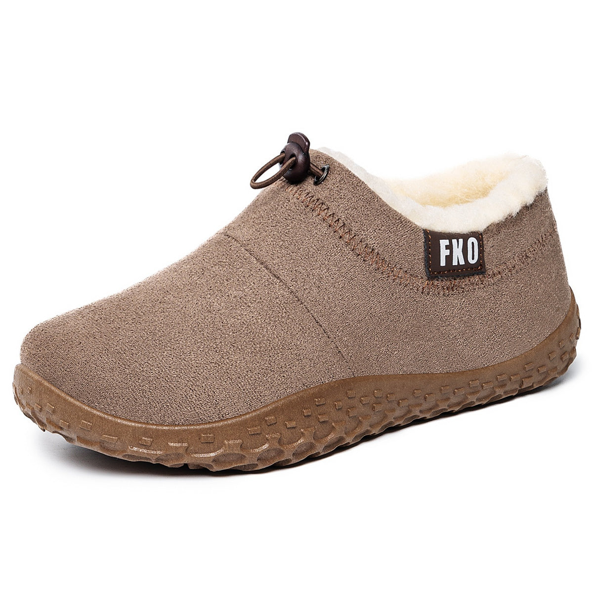 Women’s Warm Plush-Lined Mules – Warm, Comfortable & Non-Slip Winter Shoes