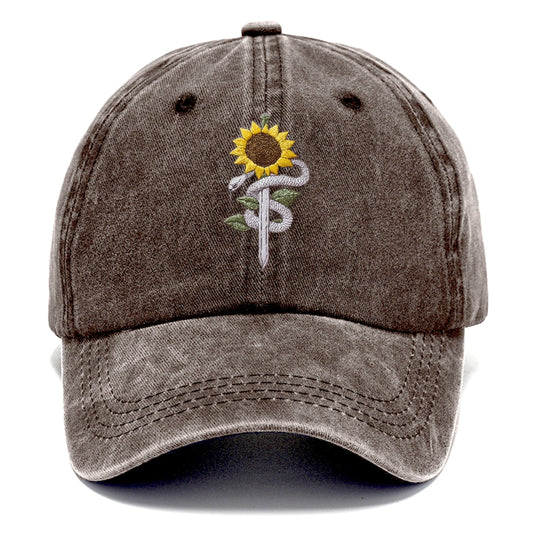 Serpent Sunflower Classic Cap