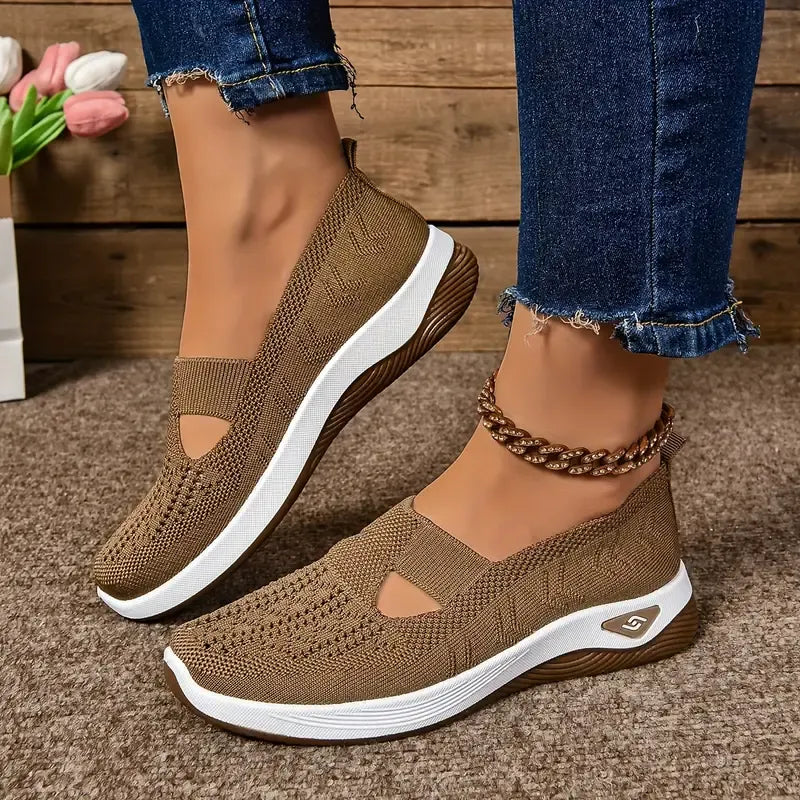 🔥Last Day Promotion 70% OFF - Women's Casual Breathable Slip On Orthopaedic Walking Sneakers