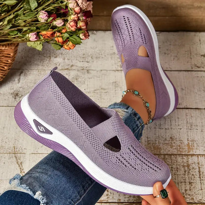 🔥Last Day Promotion 70% OFF - Women's Casual Breathable Slip On Orthopaedic Walking Sneakers