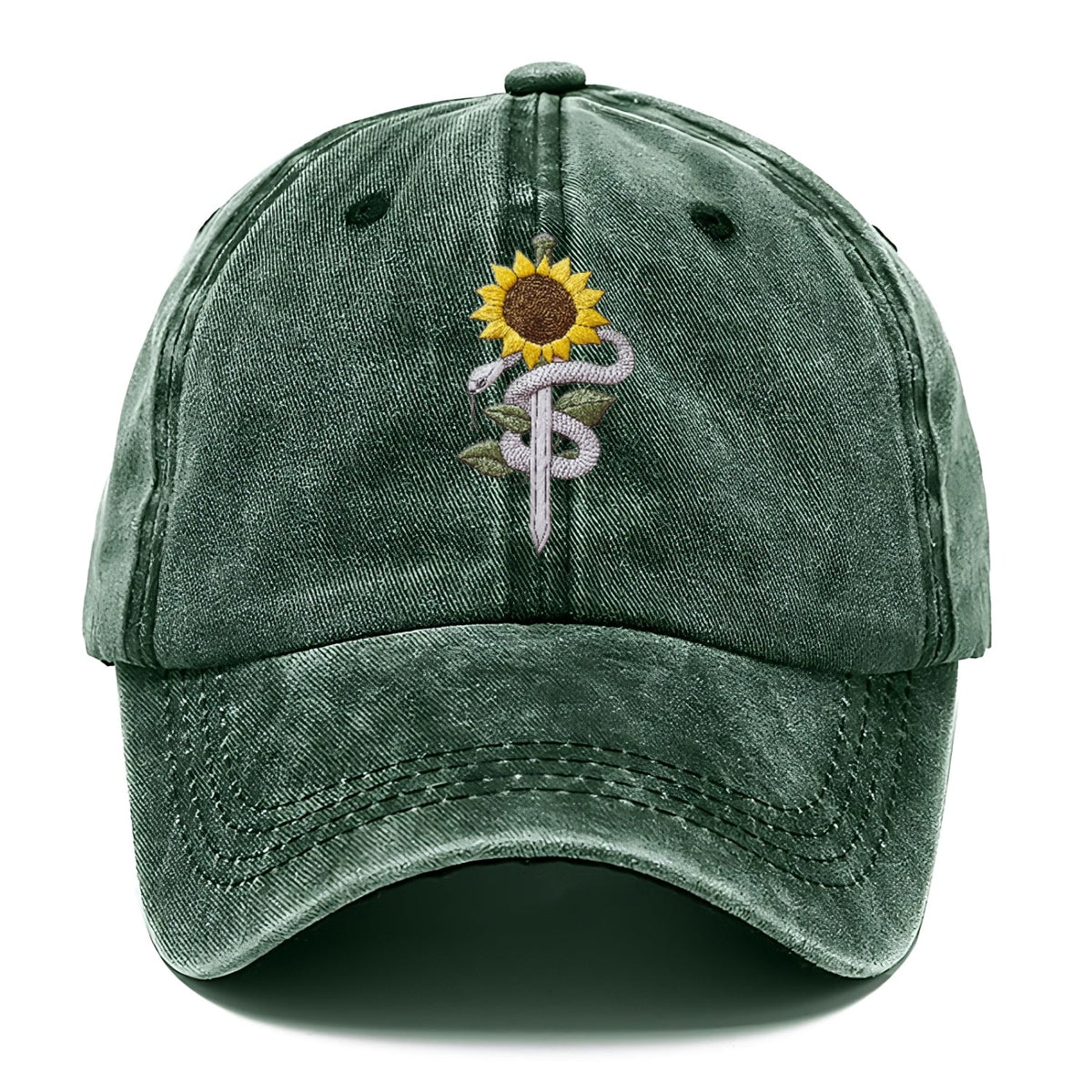 Serpent Sunflower Classic Cap